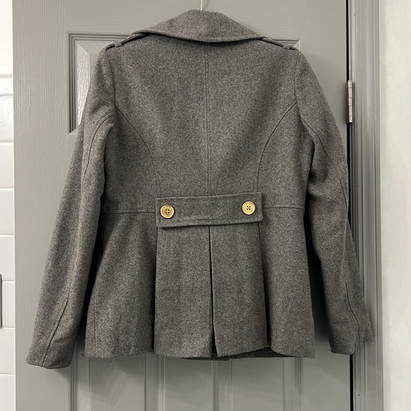 Michael Kors Pea Coat with Gold accents Size S - Picture 3 of 3